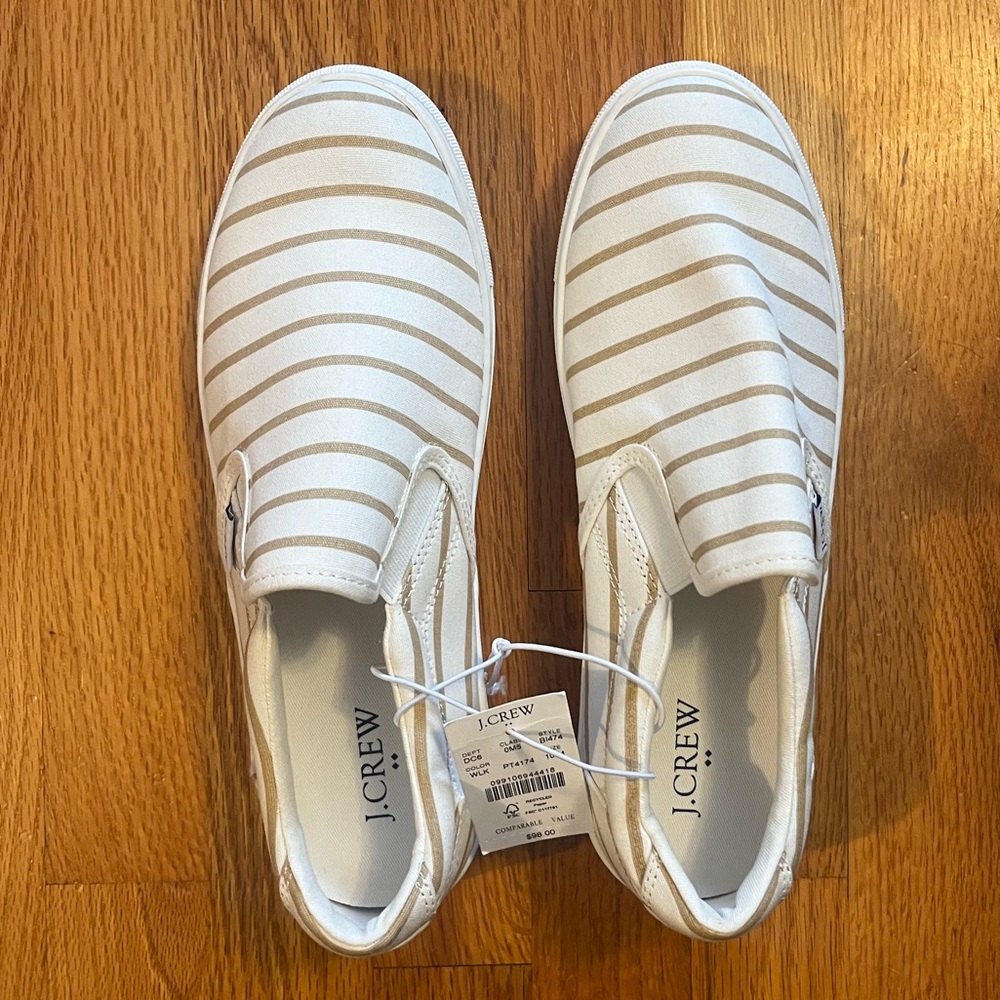 J.Crew slip on sneakers
